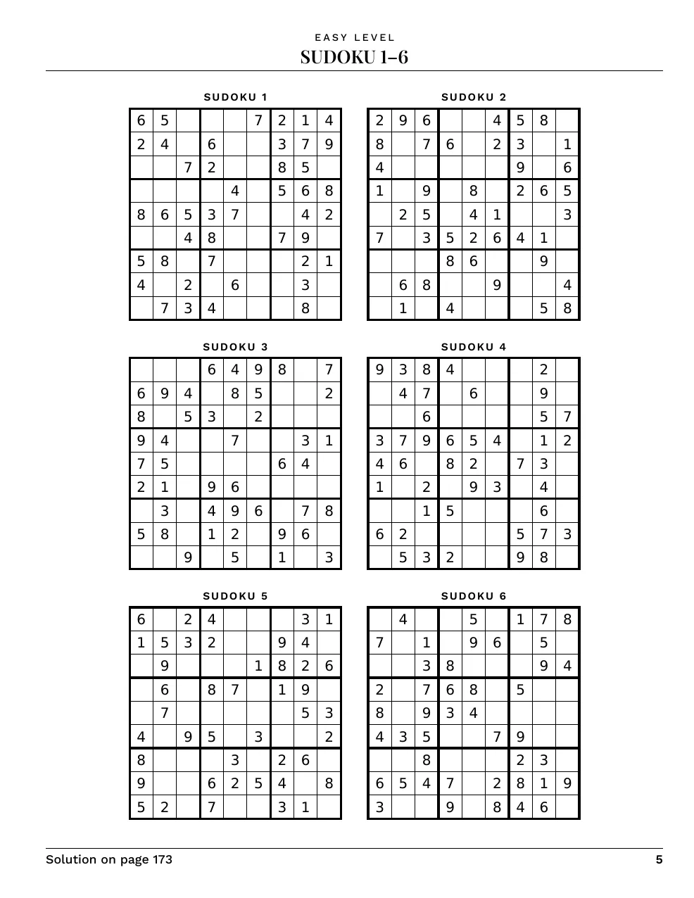 Puzzle 1: Easy